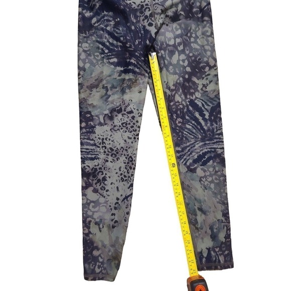 Savvi green patterned leggings size large - Picture 2 of 4